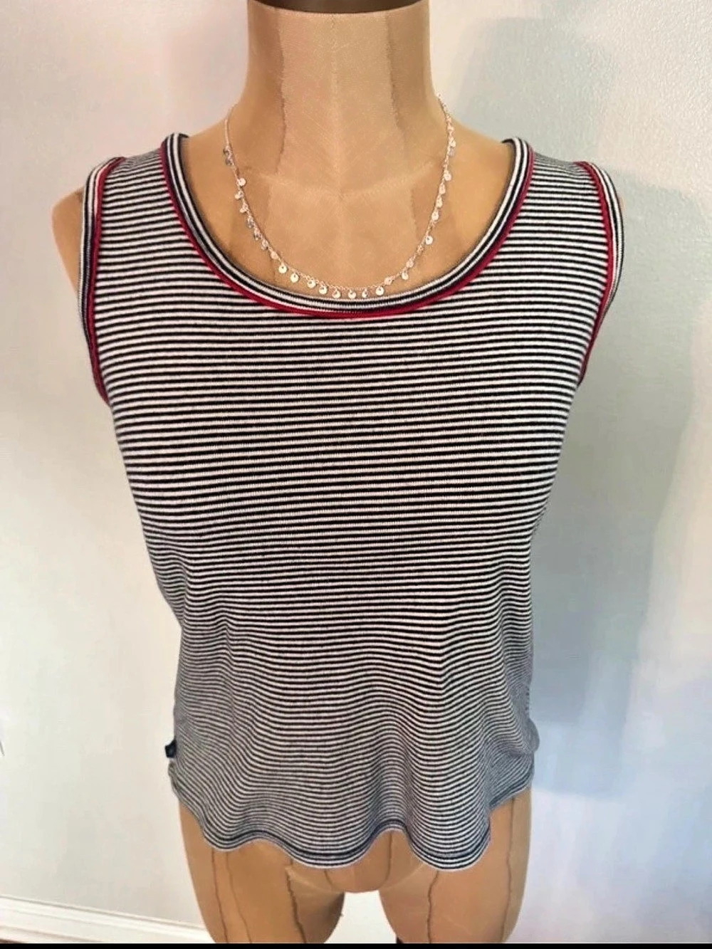 Lauren Ralph Lauren Women's Striped Tank Top. Size Medium